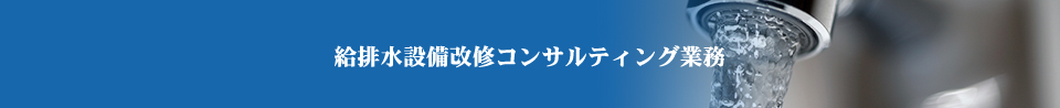 給排水設備改修コンサルティング業務